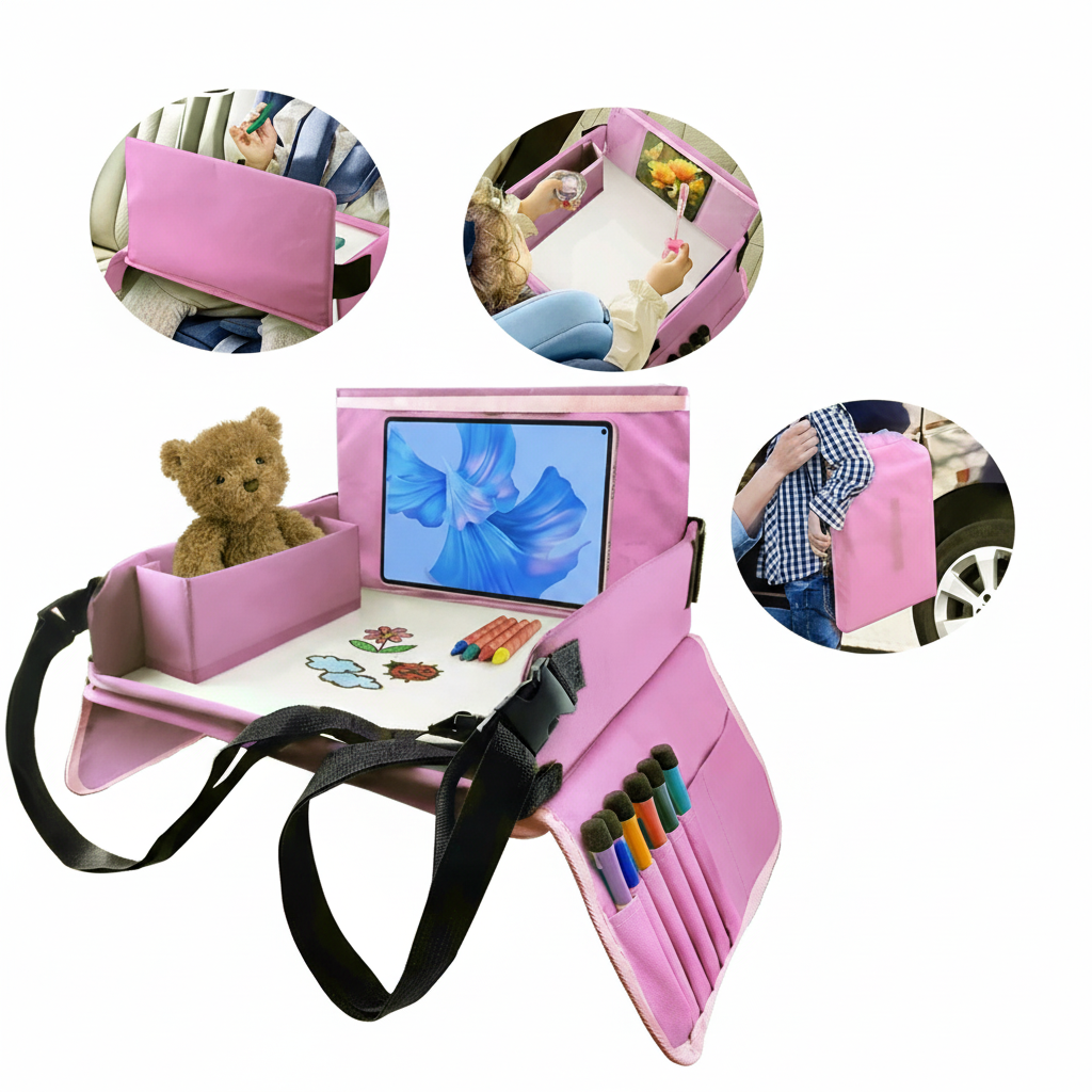 מגש פעילות מתקפל לילדים לרכב